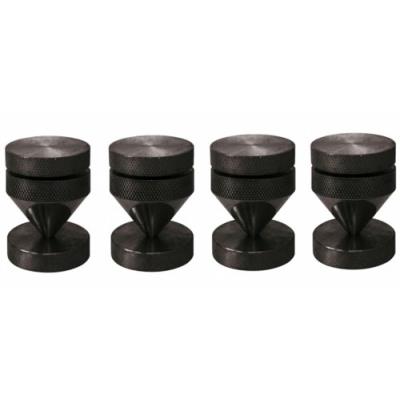 Dynavox dh-919 absorbeur sub watt noir lot de 4
