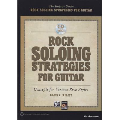 Méthodes et pédagogie ALFRED PUBLISHING RILEY G. - ROCK SOLOING STRATEGIES - GUITAR + CD Guitare