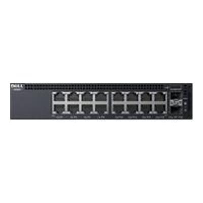 Dell Networking X1018P - switch - 16 poorten - Beheerd - rack-uitvoering