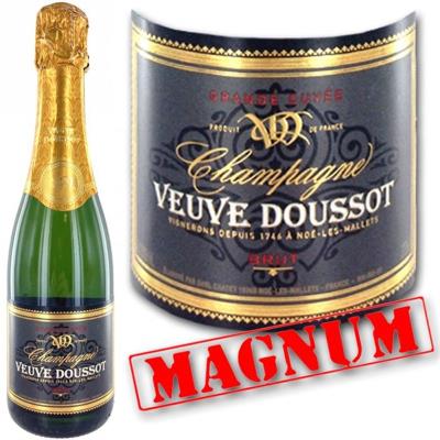 Magnum champagne veuve doussot brut grande cuvé...