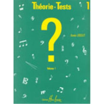 Méthodes et pédagogie LEMOINE LEDOUT ANNIE - THÉORIE-TESTS VOL.1 Formation musicale - solfège