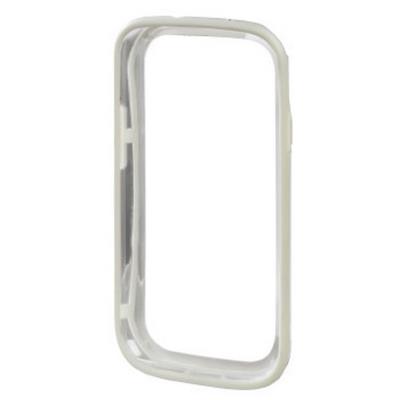 Hama Mobile Phone Cover Edge Protector - Beschermende bedekking voor mobiele telefoon - plastic - wit, transparant - voor Samsung Galaxy S III