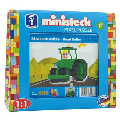 Ministeck 32583 – Rouleau Chantier, steckplatte, Accessoires, env. 400 pièces