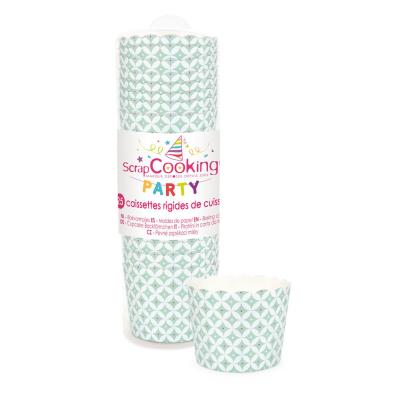 Caissettes de cuisson rigide - Rosaces - 25 p. - Scrapcooking Party