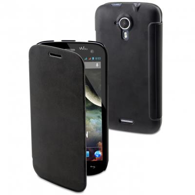 Muvit etui easy folio noir pour wiko darkmoon
