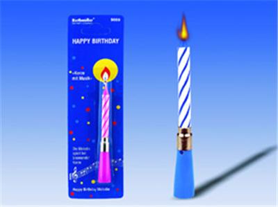 Bougie musicienne Happy Birthday