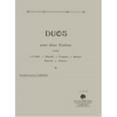 Partitions classique JOBERT CAREMBAT LOUIS - DUOS VOL.1 - 2 VIOLONS Violon