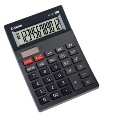 Canon as-120 mini-calculatrice de bureau à 12 chiffres