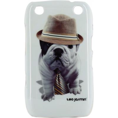 Coque rigide Téo Jasmin modèle Giorgio Blanche _ BlackBerry Curve 9320