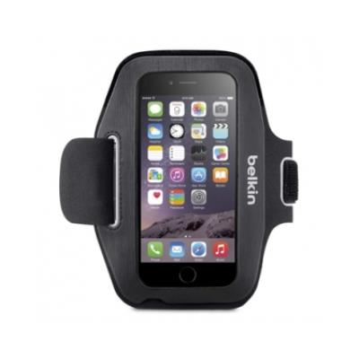 Brassard sportfit en néoprène lavable noir & gris pour iphone 6