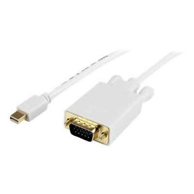 StarTech.com 6ft Mini DisplayPort to VGA Adapter Cable mDP to VGA White videoconverter - wit