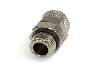 Pc-look - Embout Métal Manuel - Droit - Filetage 1/4'' - Tube 08/11