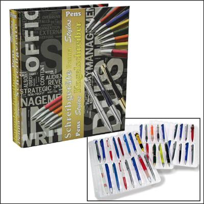 Album pour 64 stylos de collection
