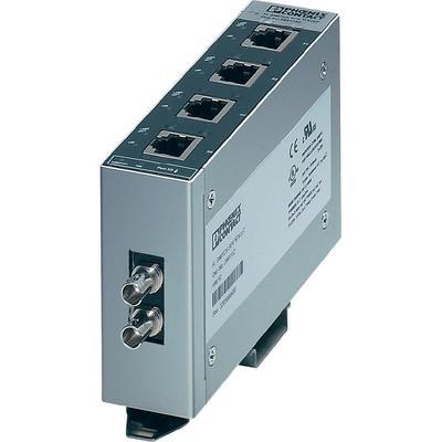 Switch ethernet 4 ports conditionnement 1 pc(s) phoenix contact fl switch sfn 4tx fx st 2891453
