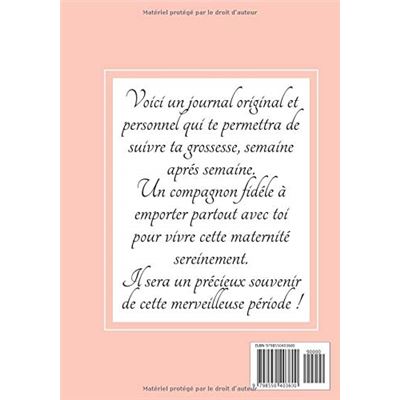 Mon Journal De Grossesse à Compléter Avec AMOUR : Carnet de grossesse à  remplir pour accompagner la future maman durant 9 mois - 100 pages Format  18 x 21 cm NLFBP Editions 