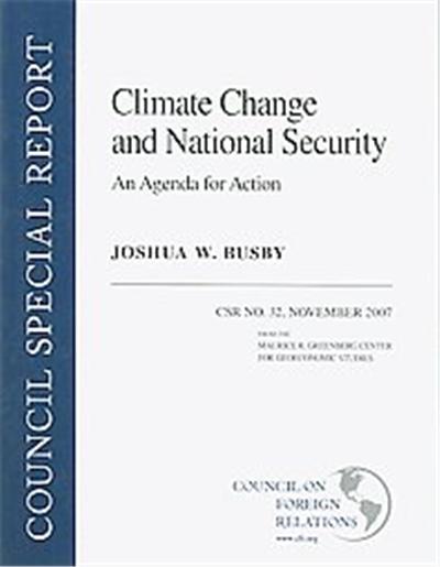 Climate Change and National Security