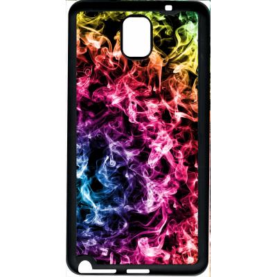 Coque samsung note 3 smoke fume arc en ciel