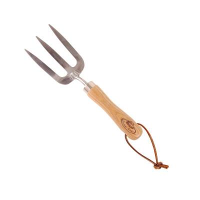 Fourche De Jardinage Inox Au Manche En Frêne, Pour Le Rempotage De Vos Plantes !