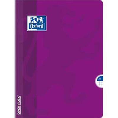 Lot de 10 Cahiers OPEN FLEX piqûre 96 pages Format 24 x 32 cm. Quadrillé 5 x 5. Couverture polypro