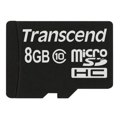 Transcend Premium - flashgeheugenkaart - 8 GB - microSDHC