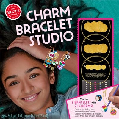 Gold Charm Bracelet Studio (Klutz) (Paperback)