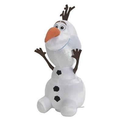 Simba 6315877486 - frozen frissonnement amusant olaf peluche, blanc