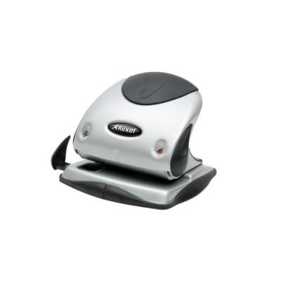 Rexel p225 perforateur 2 trous argent noir 2100743