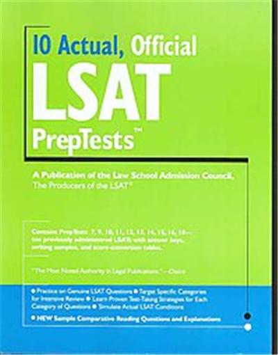 10 Actual, Official LSAT PrepTests, Lsat Series