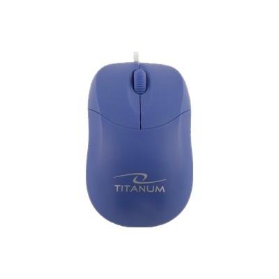 Titanum AROWANA 3D - muis - USB - blauw