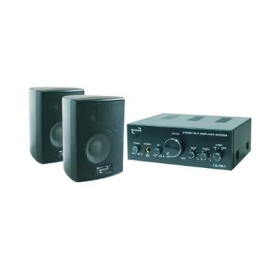 Amplificateur stéréo + kit d'enceintes Dynavox CS-PA1 - Noir