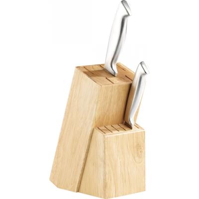 Bloc pour couteaux en bois