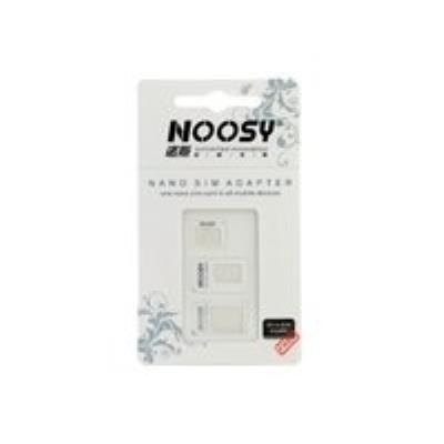 Microspareparts mobile 3 in 1 sim adapter set white, mspp5100w