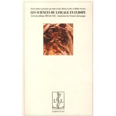 Les Sciences Du Langage En Europe