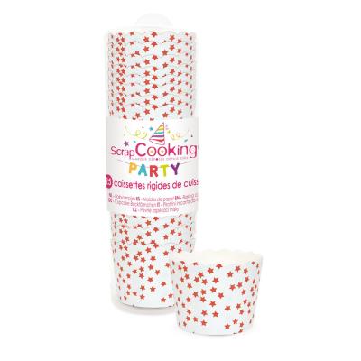 Caissettes de cuisson rigide - Etoiles - 25 p. - Scrapcooking Party