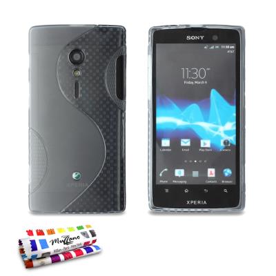 Coque Souple ORIGINALE Ultra Fine Gris , Le S,  Premium de MUZZANO pour SONY XPERIA ION   LT28