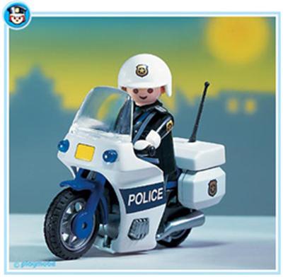 3986 Playmobil Motard De Police