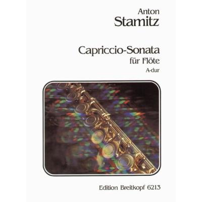 Partitions classique EDITION BREITKOPF STAMITZ A. - CAPRICCCIO-SONATA A-DUR - FLUTE Flûte traversière