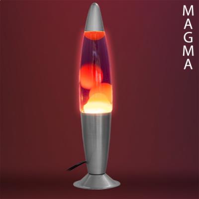 Lampe à lave LED classique USB en forme de fusée - Multicolore