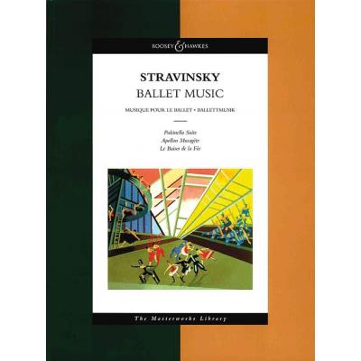 Partitions classique BOOSEY & HAWKES STRAVINSKY IGOR - BALLET MUSIC - ORCHESTRA Grand format