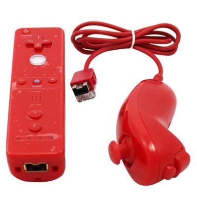Nintendo Wii Rouge manette Telecommande Nunchuck - Manette - Achat & prix