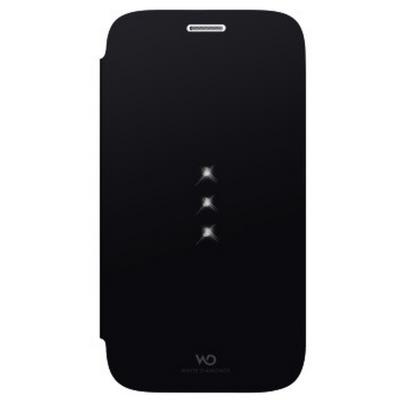 White diamonds-étui crystal pour samsung galaxy s6, noir