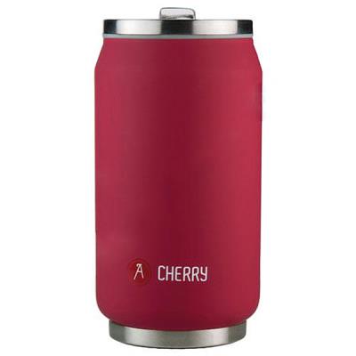 Canette isotherme 33cl rouge soft touch A-1823