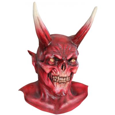 Masque démon rouge adulte Halloween Taille Unique