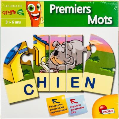 Jeu éducatif premiers mots - de 3 à 6 ans