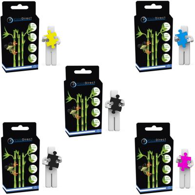 Lot De 5 Cartouches D’encre Compatibles Lexmark Interact S605 – Encre Noire Et Couleur – Neuf – Garantie 1 An