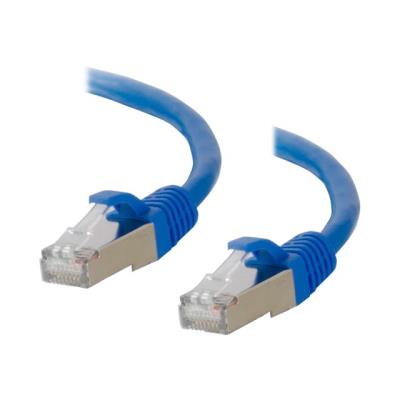 C2G Cat6a Booted Shielded (STP) Network Patch Cable - verbindingskabel - 0.5 m - blauw