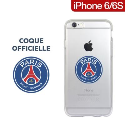 Coque officielle PSG TPU transparente pour iPhone 6S/6