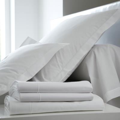 Taie d'oreiller Coton BLANC DES VOSGES 65 x 65 cm Blanc