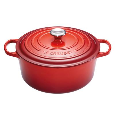 Cocotte ronde en fonte émaillée Signature - Cerise - 26cm