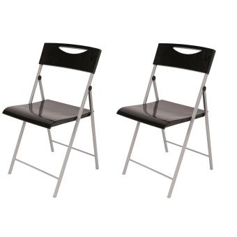 alba lot de 2 chaises pliables cpsmile noir accessoires bureautique top prix fnac - Chaises Pliables alba lot de 2 chaises pliables cpsmile noir accessoires bureautique top prix fnac - Chaises Pliables